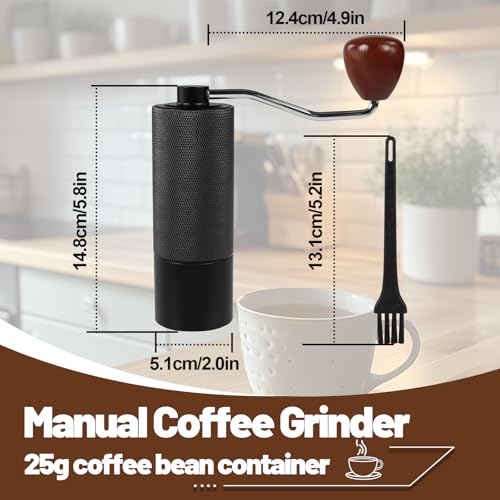 Manual Coffee Grinder Gift Box Non (Non-detachable / Black)