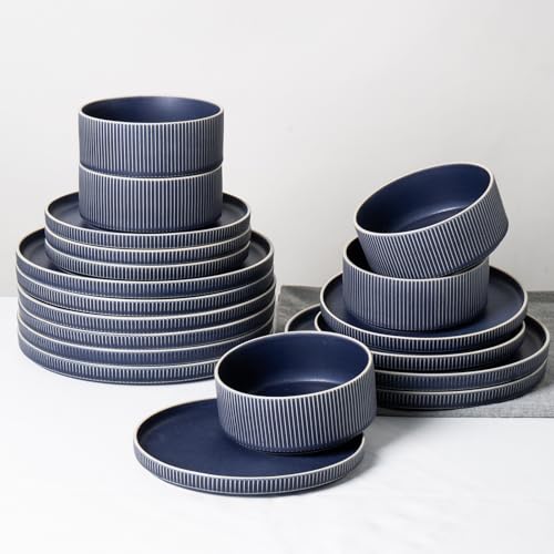 Stoneware Dinnerware Sets for 8 (24 Count)