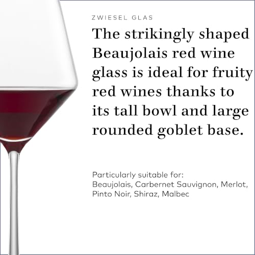 ZWIESEL GLAS Pure Beaujolais Red Wine Glasses (6 Count)