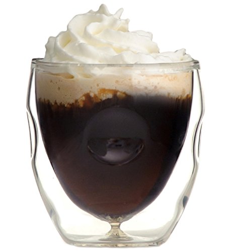 Moderna Artisan Series Double Wall 2 oz Beverage & Espresso Shot Glasses (2 Ounces)
