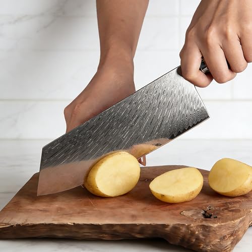 9 PCS Damascus Kitchen Knife Set (10 Count)