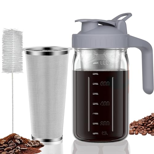 Cold Brew Coffee Maker (32 Ounces / Gray)