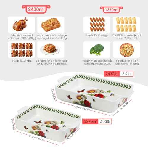 Ceramic Casserole Dish Set