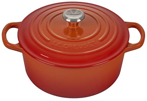 Enameled Cast Iron Signature Round Dutch Oven