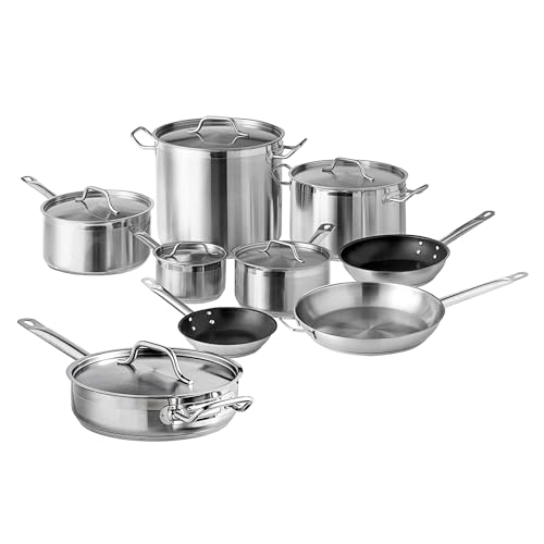 Stainless Steel Cookware Set (15 Count)