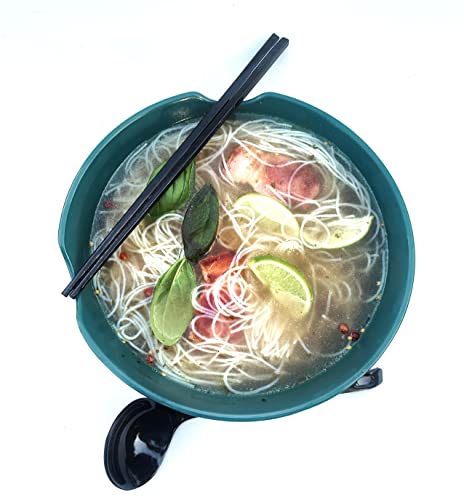 4 XL Ramen bowl set (9 inch x4 / Green Black)