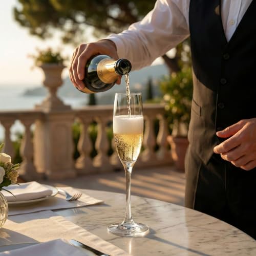6 oz Glass Champagne Flute (12 Count)