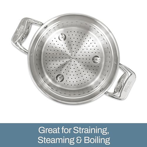 Simply Strain Stainless Steel 16 Qt Stock Pot with Strainer Insert