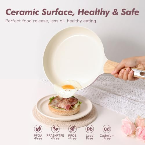 Ceramic Pots and Pans Set Nonstick