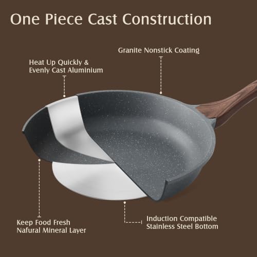 23 PCS Nonstick Granite Cookware Set