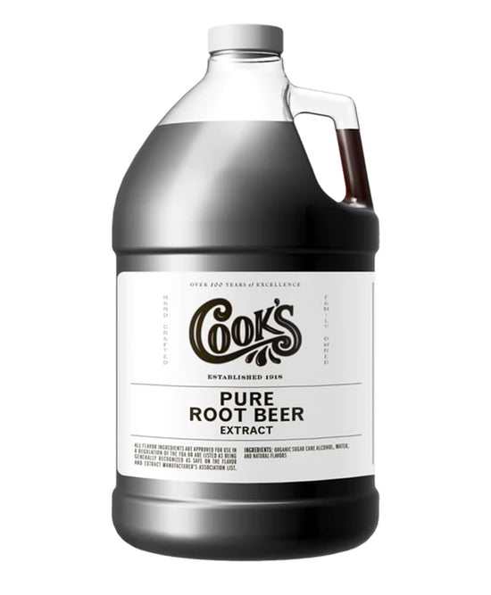Cook's, Root Beer Extract Flavoring, For Root Beer Making and Baking, 128 Ounce (1 Gallon) - Nestoria