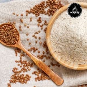 Naturevibe Botanicals Buckwheat Flour 5lb Premium Quality | Used for Baking and as Thickener - Nestoria