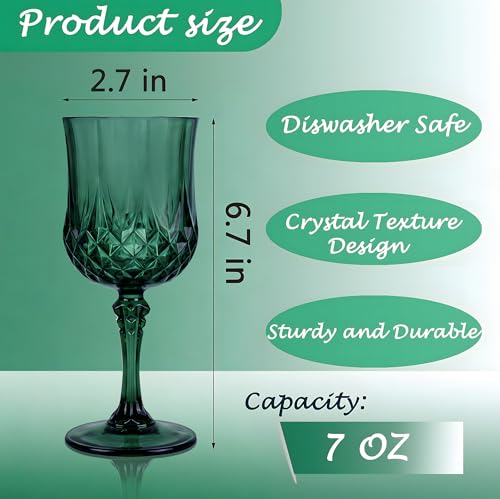 12Pack Plastic Wine Glasses (12 Count)