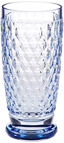 Boston Blue Crystal Highball Glasses (4 Count)