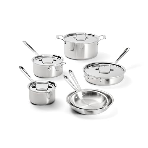 D5® Stainless Steel Core 10 Piece Cookware Set (10 Count)