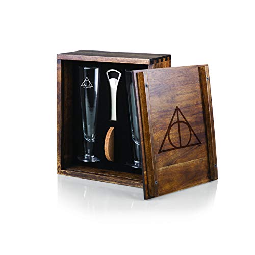 Harry Potter Deathly Hallows Drinking Glasses Gift Set