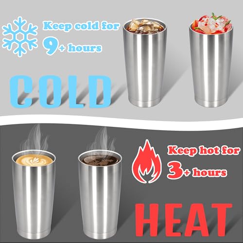 20 oz Tumbler Insulated Tumblers Stainless Steel Coffee Mug (Stainless Steel)