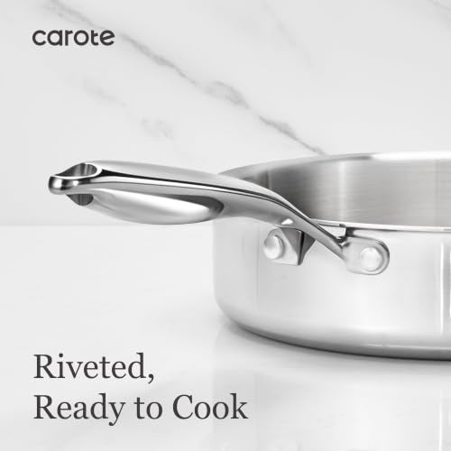 30 PCS Tri Ply Stainless Steel Cookware Set
