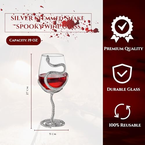 Stemmed Snake Wine Glasses