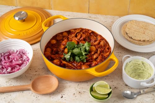 Enameled Cast Iron Round Wide Dutch Oven