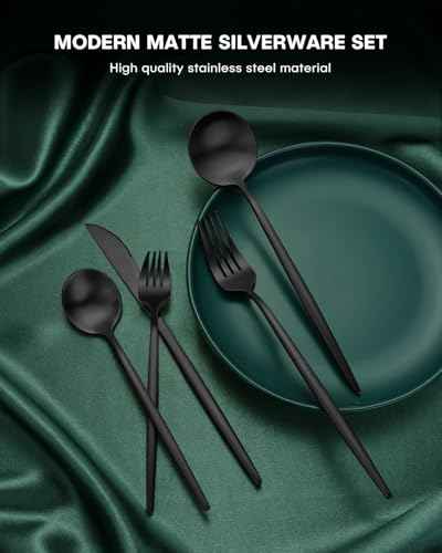 60 Piece Silverware Set for 12 (60 Count)