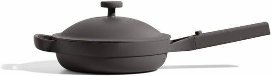 Our Place Mini Always Pan 2.0-8.5” (1.2 Qt) Nonstick, Toxin-Free Ceramic Cookware | Patented 10-in-1 Aluminum Frying & Sauté Pan | Safe for Oven, Induction & All Cooktops up to 450°F | Char - Nestoria