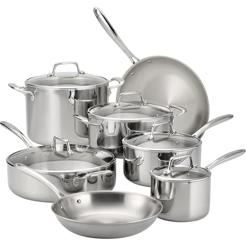 Tri ply Clad Stainless Steel 12