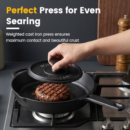Cast Iron Skillet Set 10 Inch Pre