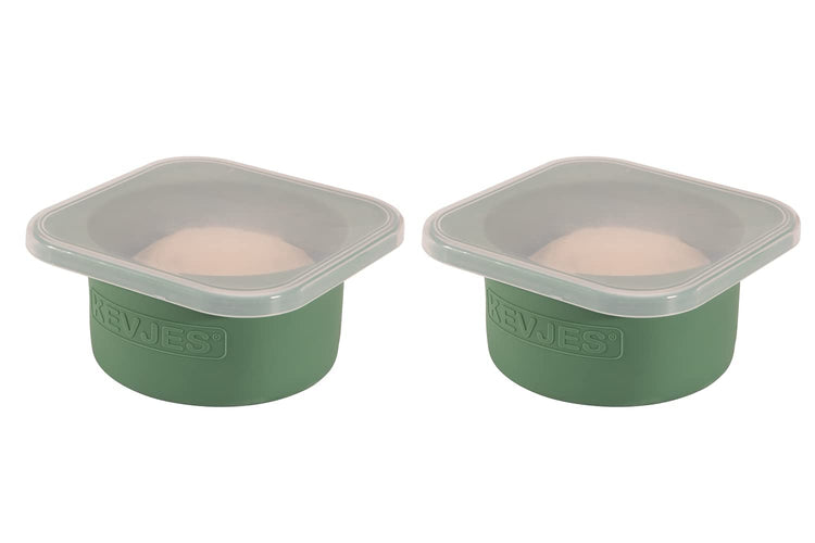500ml Individual Dough Storage Vessels with Airtight Lid (2 Count)