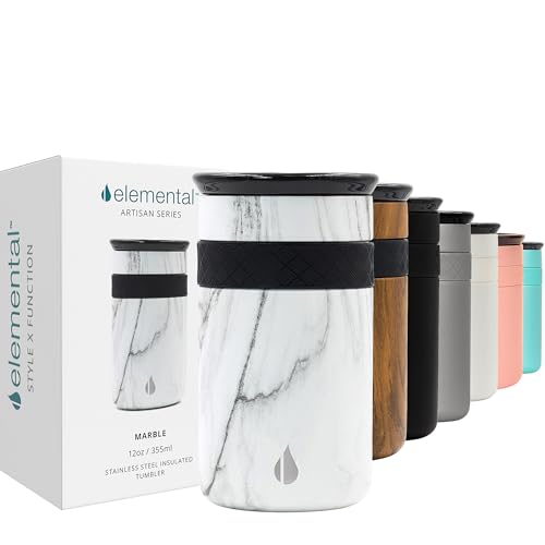 Artisan 12oz Triple (12 Ounces / White Marble)
