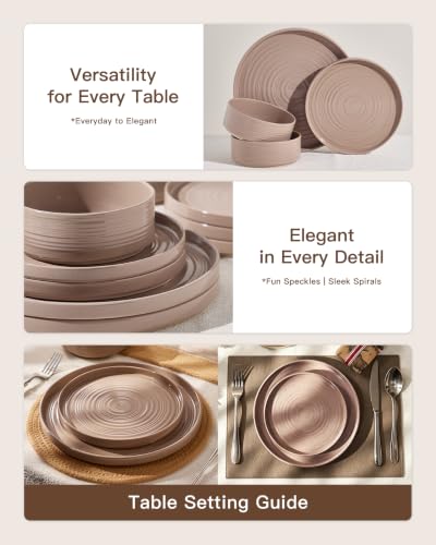 Stoneware Dinnerware Sets (18 Count)
