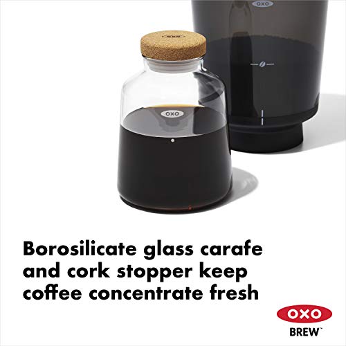 Brew Compact Cold Brew Coffee Maker (24 oz brewing container, 16 oz yield / Cold Brew Maker)