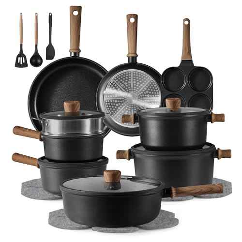 24pcs Nonstick Cookware Sets