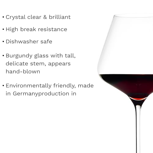 Burgundy Glasses Quatrophil Set of 6 (6 Count)