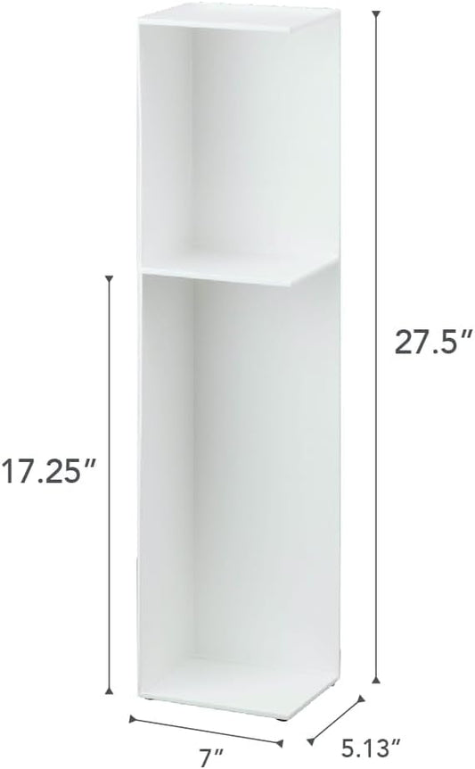 Yamazaki Home Tower Slim Bathroom Storage, Toilet Paper Stocker - Steel -