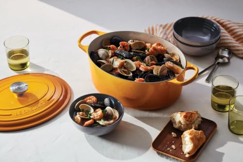 Enameled Cast Iron Oval Dutch Oven