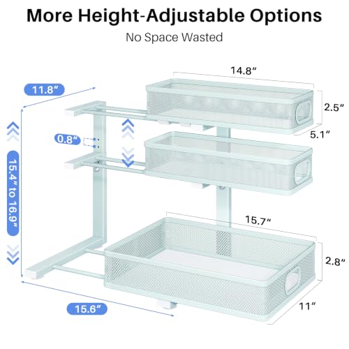 Under Sink Organizer (1-Pack / LightBlue)