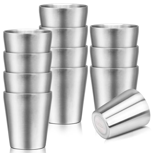 Metal Drinking Cups (classic straight / 10oz,12pcs)