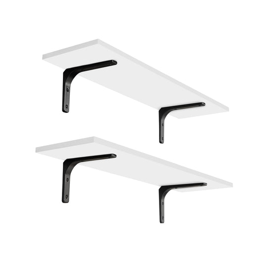 Long Wall Shelves (2 Count)