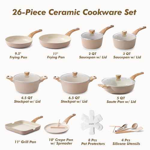 Ceramic Cookware Sets