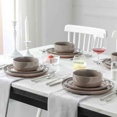 Plates and Bowls Sets (24 Count)
