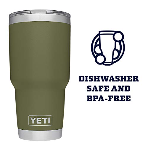 Rambler 30 oz Stainless Steel Vacuum Insulated Tumbler w (Olive Green)