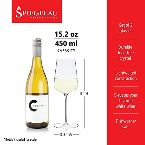 Definition Crystal White Wine Glasses (2 Count)