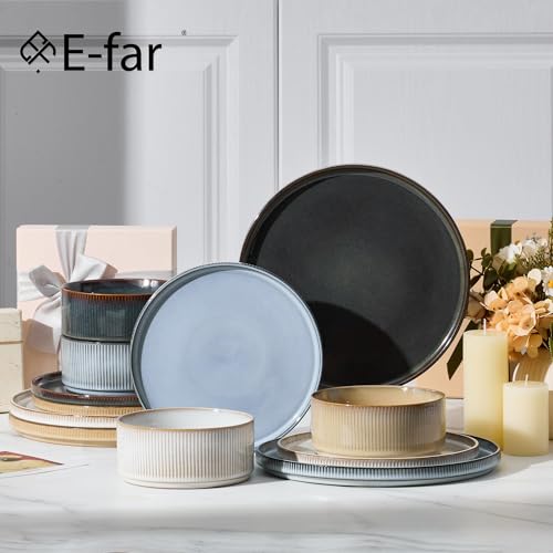 12 Piece Plates and Bowls Sets