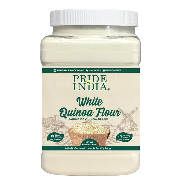 PACK of 6 White Bolivian Quinoa Flour 1 lbs (96 Ounce)