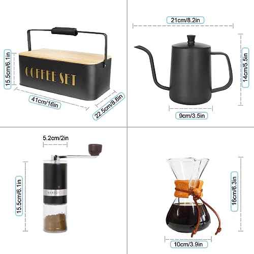Pour Over Coffee Maker Set Portable Pour Over Set
