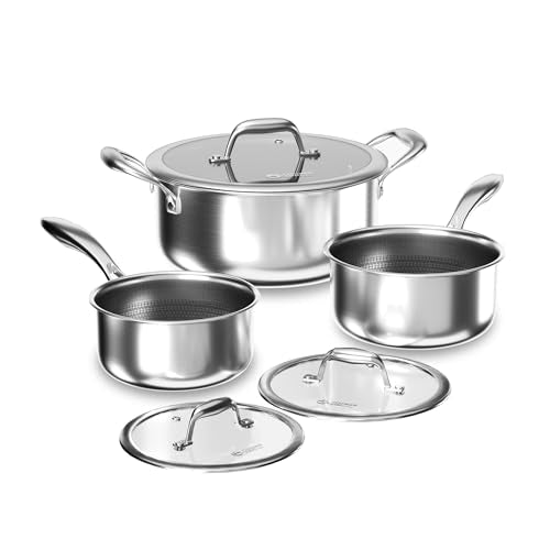 Hybrid Stainless Steel Pot Set (3 Count)