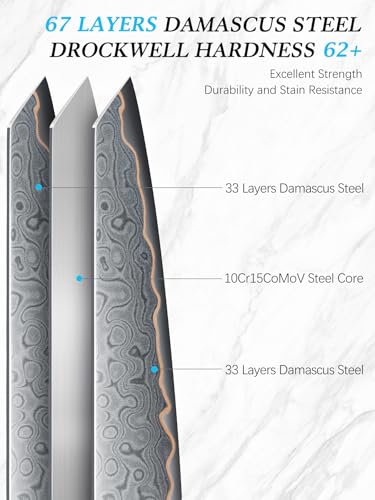 4" Damascus Paring Knife