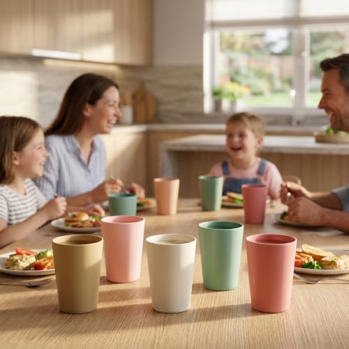 Wheat Straw & Bamboo Cups