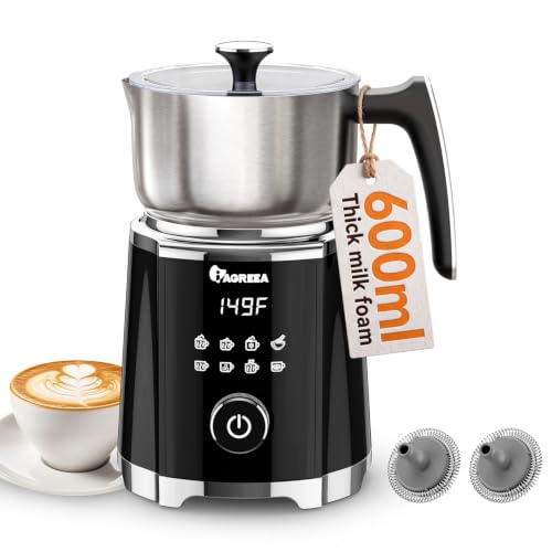 8 in 1 Milk Frother and Steamer (Black)